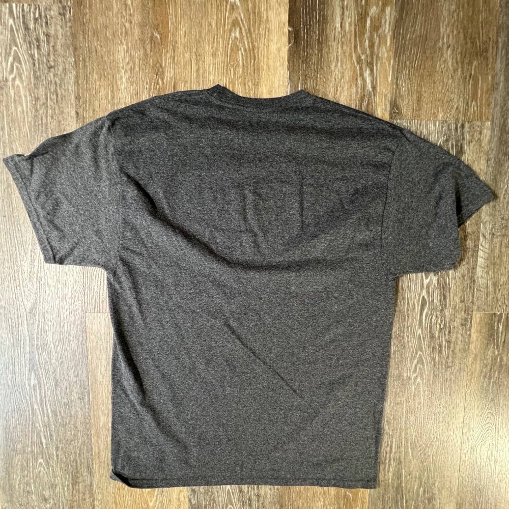 Champion T-Shirt Mens Large Gray Liberty University Dad Short Sleeve Tee - Picture 5 of 6